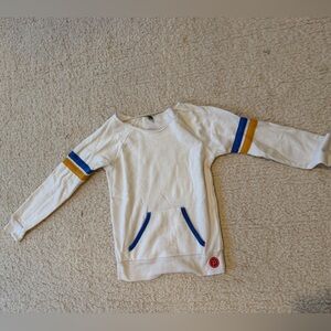 HARD TO FIND OG retro PURE BARRE Alternative Earth Cozy White Sweater